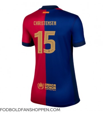 Barcelona Andreas Christensen #15 Hjemmebanetrøje Dame 2024-25 Kortærmet